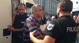 Задържане на Бисер Миланов през лятото. Снимка: dnevnik.bg