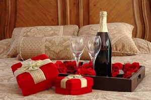 rozi vino romantika